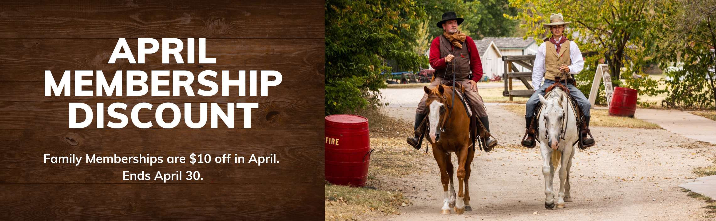 April Membership Discount: $10 off in April