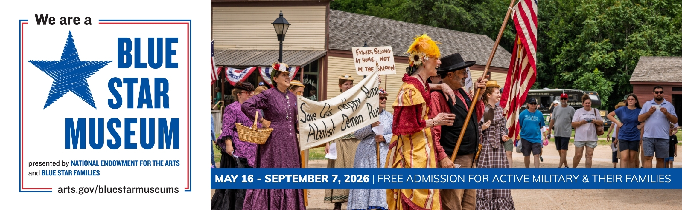 Blue Star Museum - active military families get free admission